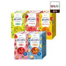 담터 콜드브루티 딸기+리치+패션후르츠+샤인머스캣+애플망고 5종, 1세트, 100개입, 1.5g