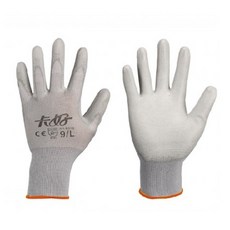 卡好 K512新PU止滑手套 #灰色-12雙入#, L, 1包