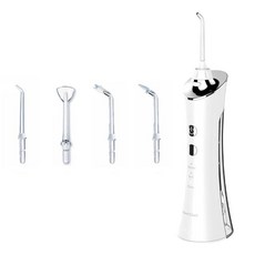 智能電動沖牙機SPA沖牙機套組 口腔洗牙機 牙套清洗 USB充電 全機防水, 電動沖牙機