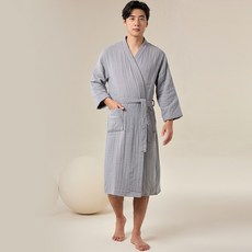 純棉浴袍四層紗布秋冬款酒店浴衣男女情侶睡袍吸水速幹