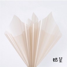 “Be a florist 花藝夢” 防水玻璃包裝紙(20入/包) 原裝包販售 包裝紙 花藝資材 乾燥花 永生花 不凋花, 奶茶