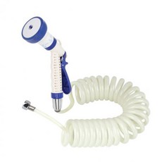 코일호스 화이트 + 다기능 로터리 분사기 대 세트 (Araium), AI_02 코일호스 화이트 5m + 다기능 로터리 분사