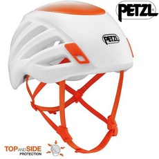 Petzl SIROCCO 輕量岩盔 攀岩頭盔 登山頭盔 A073DA A073DA03, 白橘,M/L, 1個