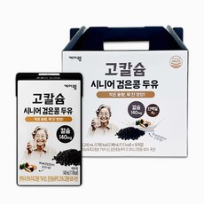 케어웰 고칼슘 시니어 검은콩 두유 부모님 명절 선물세트, 2.24L, 1세트