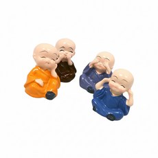 미니 동자상 4p 차걸이
