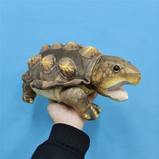 鱷龜玩偶 仿真3D造型抱枕 柔軟舒適居家裝飾, B淺色-鱷龜
