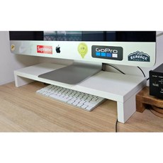 디귿 우드 선반 모니터 정수기 받침대, 주문제작, 1개