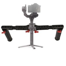 Zhiyun Crane2 용 크레인 안정기 핸드헬드 교체 브래킷 지윤 부품 조이스틱 이상의 핸들, 1개, RSC2 RS3 듀얼 핸들