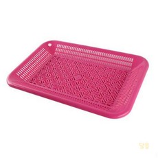 루마 플라스틱 사각채반 2호 레드 다용도채반