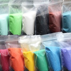 칼라규사 1kg 16색 (칼라모래 색모래 어항 마감재 미술재료 장식 등 다용도), 1개, 9호 옥색