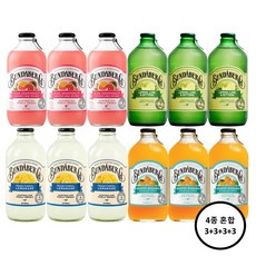 분다버그 자몽3병+라임3병+레몬3병+만다린3병 375ml X 12병, 12개
