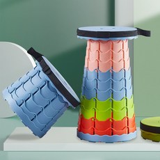 자바라 폴딩 의자 접이식의자, 블랙(원형), 1개