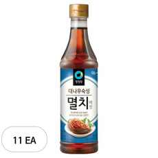 청정원 대나무숙성 멸치액젓, 1kg, 11개