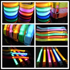 LED 發光臂帶(附電池), 黃色, 1個