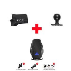 자동차 홀더 특수 고정 브래킷 중력 회전 자동 인테리어, 1개, 5. Base and holder5