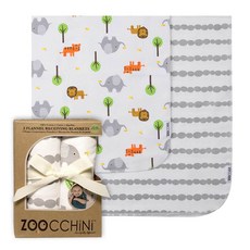 ZOOCCHiNi 多功能純棉包巾車用毯 (2入)