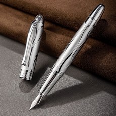 HONGDIAN 鋼筆 5018 復興系列 高檔成人學生練字書法筆, 1個, 單筆簡裝含墨水（推薦自用）,EF：0.4mm直尖（日常書寫）