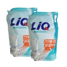 리큐 프레쉬 드럼용 리필, 2.6L, 2개