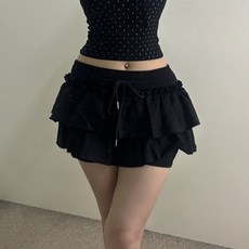 VANANA2 국내생산 캉캉 밴딩 치마바지