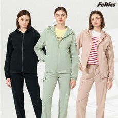 [Feltics] 펠틱스 25SS 여성 나일론 스트레치 이지 셋업 2종 (F503W)