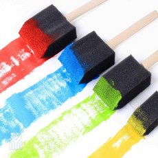 유미물산 꾸미기 폼브러쉬 4p 물감놀이스펀지