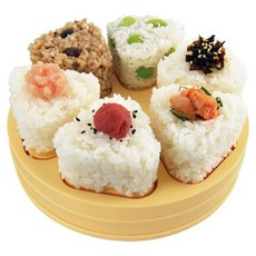 AKEBONO 曙產業 三角飯糰模具, 1組, 黃色