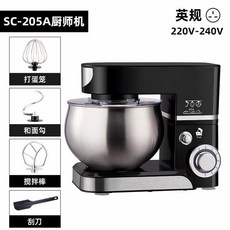 휘핑기 밀가루 반죽기 홈베이킹 제빵 업소용 가정용, 5 SC 205A영규 블랙(5L)1000W( ), 퀵배
