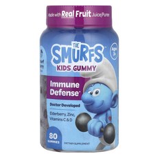 스머프 어린이 이뮨 디펜스 Smurf 베리 맛 구미, 1개, 80정