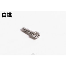 JSM JZ 傑能部品 白鐵 鐵板牙燈殼螺絲 4X15, 1個