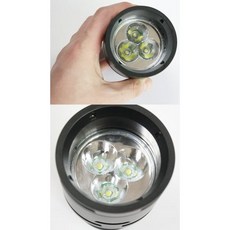 TrustFire LED 3T6 強光潛水手電筒 TR-DF003 潛水深度100米 3燈含26650鋰電池*2 + 1充, 1個