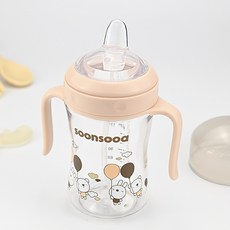 순수아 트라이탄 스파우트컵, 240ml, 1개, 베이지