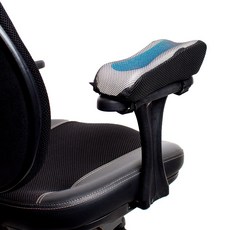 모가비 의자 팔걸이 쿠션 받침대 인체공학설계 시원한 젤 MOG-132, 블랙 젤 (MOG-132)