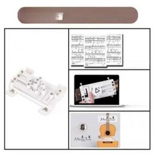 코드 구형 초보자 화이트 우쿨렐레 기타 연습 핑거 운지 기계 보조기, 클립 코드 화이트