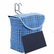 腳踏車前置掛包 腳踏車車筐車籃 電動車前車筐車簍 摺疊車山地車掛籃布籃單車籃子, 方形藍色布兜+底, 1個