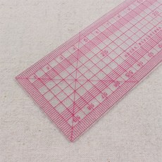재단용 그레이딩 방안자 60cm 투명 눈금자, 1개, 60센치