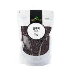 진흑미 국산 1kg 진도흑미 검은쌀 검정쌀 흑미쌀 2025년산 햇곡, 1개, 1000g