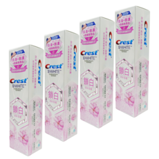 Crest 3DWHITE 鎖白清新雪櫻牙膏, 120g, 4個