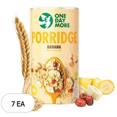 원데이모어 바나나 포리지 시리얼, 450g, 7개