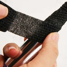 자가점착 골프 배구 손가락보호 스포츠 밴드 테이핑, 블랙, 1개