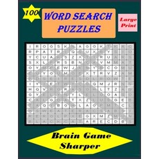 Word Search Puzzle 100 Large-Print Brain game sharper: For adults men women boys girls teens & ... Paperback, Independently Published, English, 9798628297865