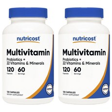 뉴트리코스트 멀티비타민 캡슐, 120정, 2개