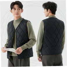 경량 김장조끼 V넥 간절기 겨울 커플 패딩 퀼팅 베스트 누빔 남녀공용