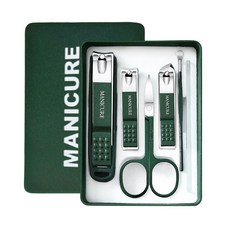 트리에 튀지않는 손톱깎이 6종 세트, 그린, 1세트