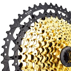 VG SPORTS 山地腳踏車分體式卡式飛輪 12速 金色輕量設計, 山地分體8s 11 - 42T, 1個
