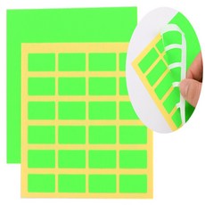 교과서네임스티커 무지네임스티커 10매, 18x44mm - 주황