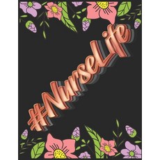 #Nurse Life: A Swear Word Coloring Book for Tired-Ass Nurses Black Edition (Adult Coloring Book for ... Paperback, Independently Published