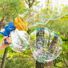 (MH) 공룡 이중 버블건, 빨강, 1개