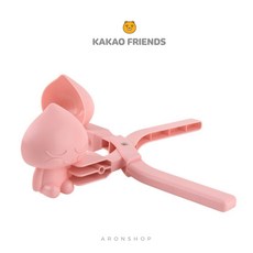 KAKAO FRIENDS 雪球造型器 冬天雪球製造器具, 1個, 桃子款 - 雪球造型器