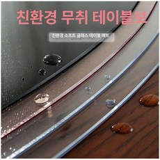 대형 아크릴판 PVC 방수 절연 시트 재단 원판 가림막, 1개, 투명 맞춤 원형