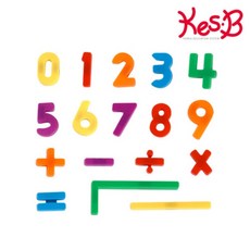 캐스B 튼튼 붙이며배우는자석숫자(2526), 1세트, 선택완료